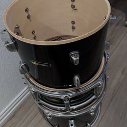 Sound Percussion 3Pc Shell Pack Piano Black