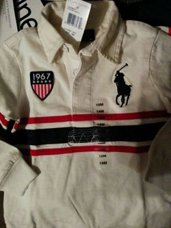 New with tag ralph lauren polo shirt toddler size 18 months