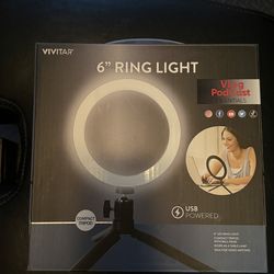 Vivitar 6" Streaming Essentials LED Ring Light