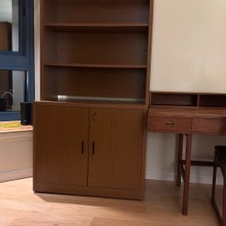 Bookshelves With File Cabinet And Security 