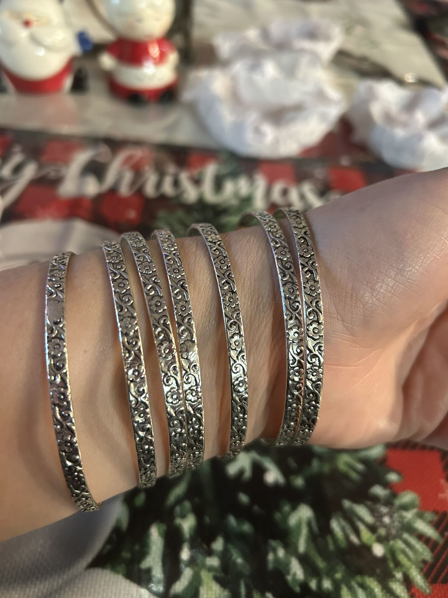 925 Sterling Silver Set Of 7 Pieces 