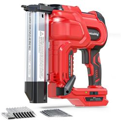 NEW MtiolHig Cordless 2" Brad Nailer Compatible with Milwaukee Battery(No Battery)