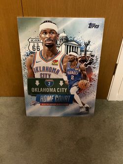 Topps Shai Gilgeous Alexander Home Court Advantage Jumbo