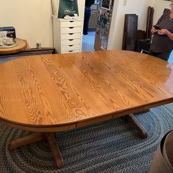 Oak Dining Room Table And Chairs