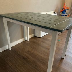 Hand painted Shabby Chic Teal Table 
