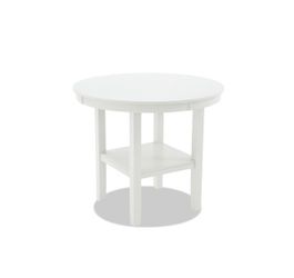 Brand new, never used white round dining room table