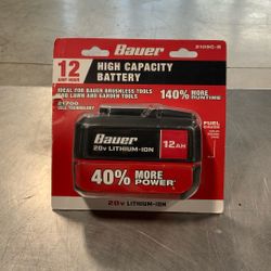 Bauer 20v 12ah Battery 