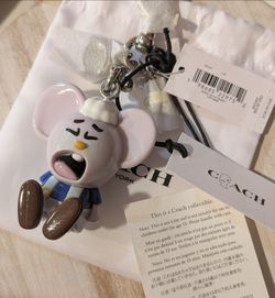 Coach | Brain Dead Kachi Mouse Bag Charm silver