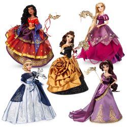 2019 DISNEY DESIGNER DOLLS MIDNIGHT MASQUERADE LE FULL SET IN ORIGINAL PACKAGING