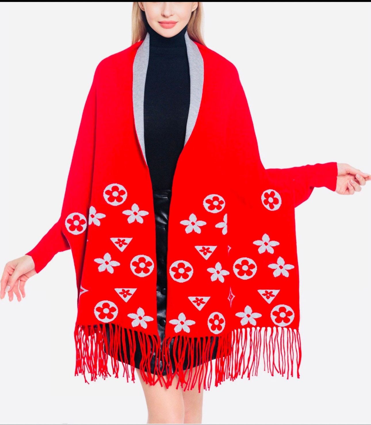 Women Sweater Shawl