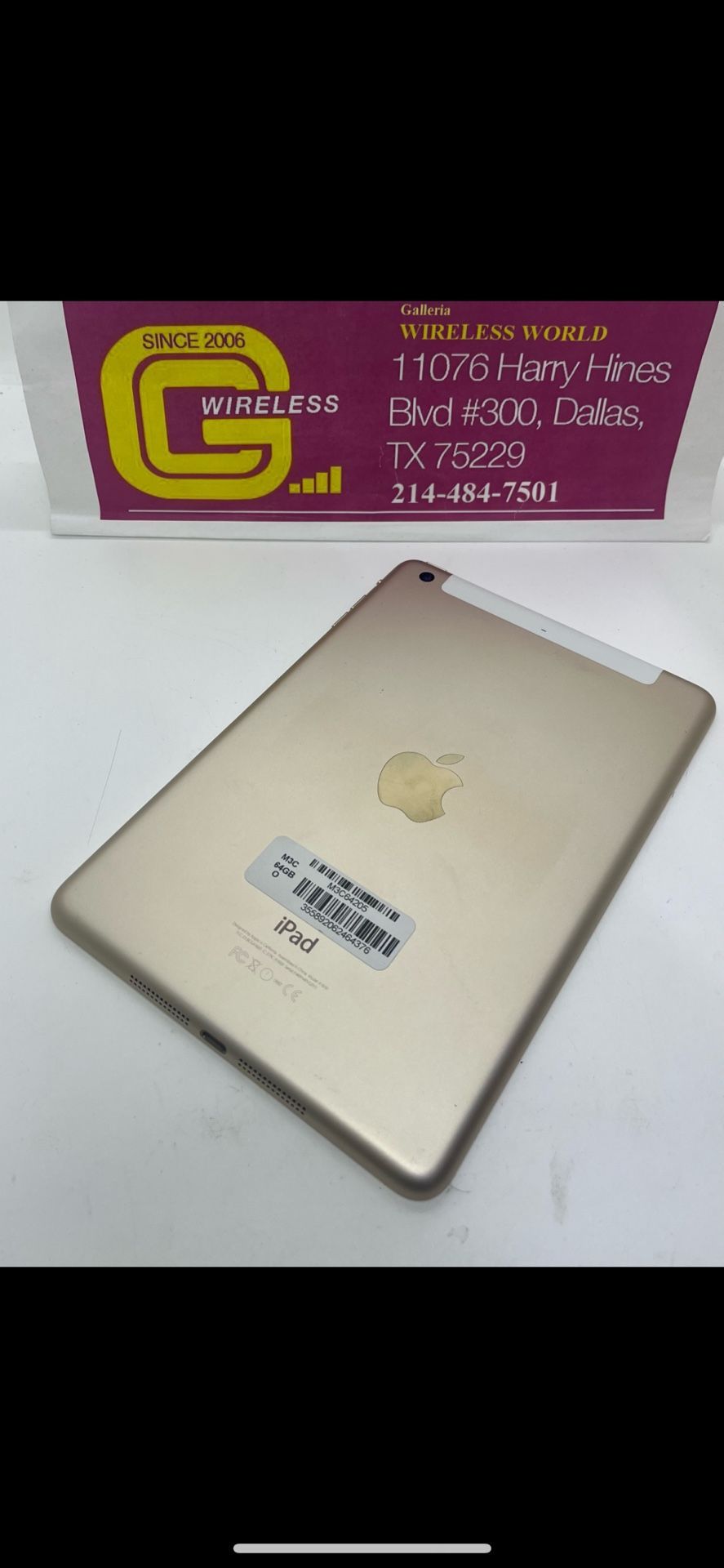 iPad Mini 3rd Generation 64 Gb Unlocked 