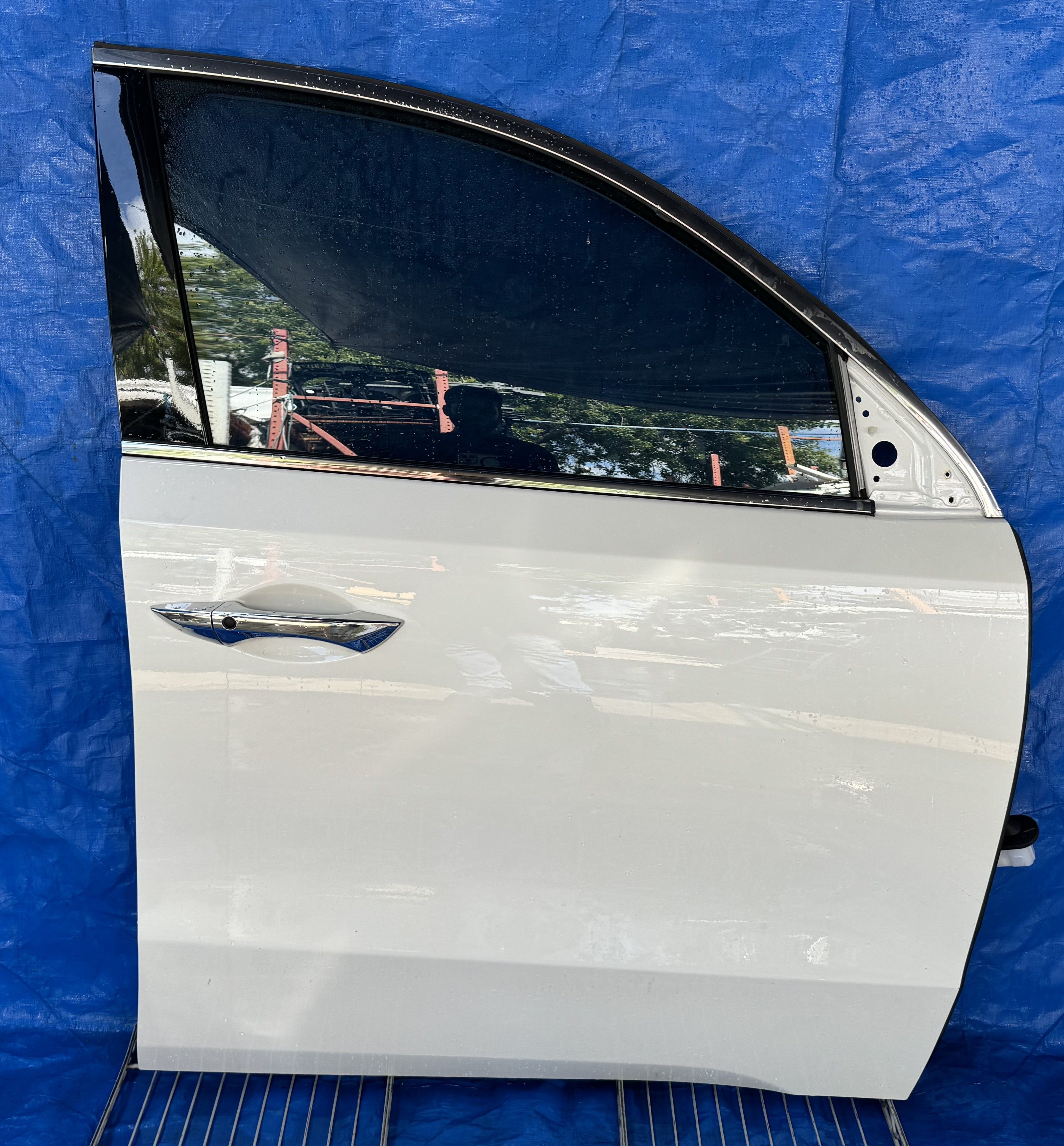 2014-20 ACURA MDX FRONT RIGHT SIDE DOOR ASSEMBLY WHITE NH603PX