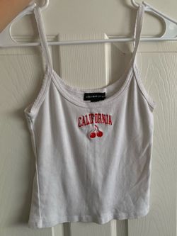 White tank top