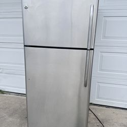 GE® 17.9 Cu.Ft. Stainless Refrigerator