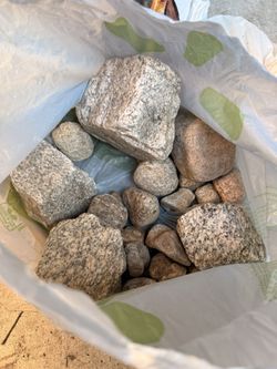  2 Bags Of River Rocks 