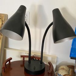 1950’s Vintage Double Snake Desk Lamp 