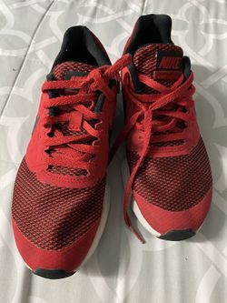 Red Nike shoes size 4 Y