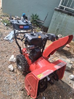Toro power max snow blower