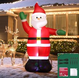 New 6 Foot Inflatable Santa