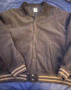 Mens size 3X courdoroy bomber coat