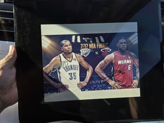 Lebron James And Kevin Durant Autograph