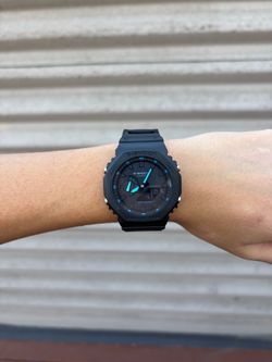 Casio G-Shock GA2100 Black Blue dial