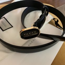 Gucci Leather Belt And Matching Wallet