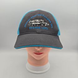 Hoosier Concrete Pumping Inc Indiana Trucker Adjustable SnapbackHat 1