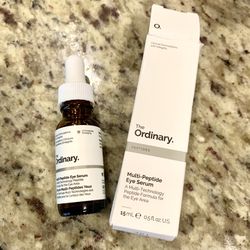 THE ORDINARY Multi-Peptide Eye Serum 0.5 oz Full Size. 