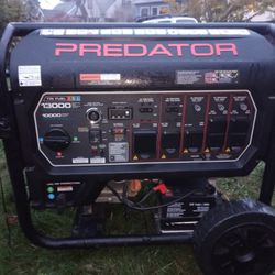 New  Generater Predator 13000  Works On Propane Also