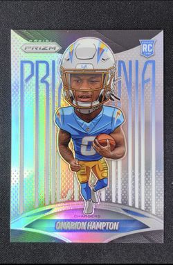 2025 Panini Prizm Omarion Hampton Prizmania Rookie RC Silver Prizm SSP #318