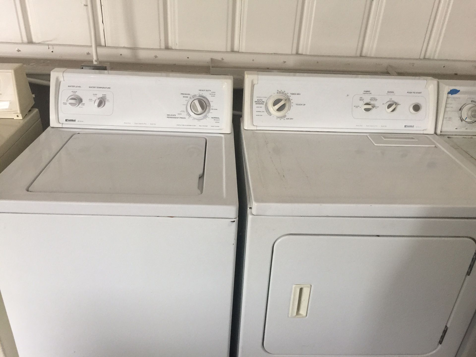 Kenmore washer and electric dryer