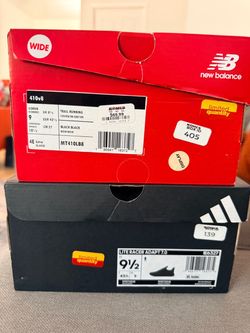 Men’s Shoes New Balance and Adidas