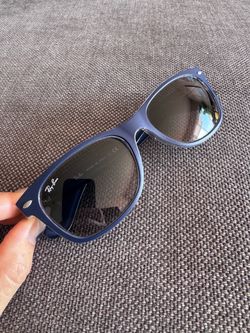 Ray-Ban New Wayfarer RB2132 6053/71 Navy Blue Sunglasses