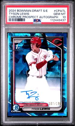 Tyson Lewis Rookie Auto