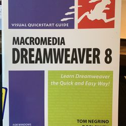 Macromedia dreamWeaver 8 windows and Macintosh