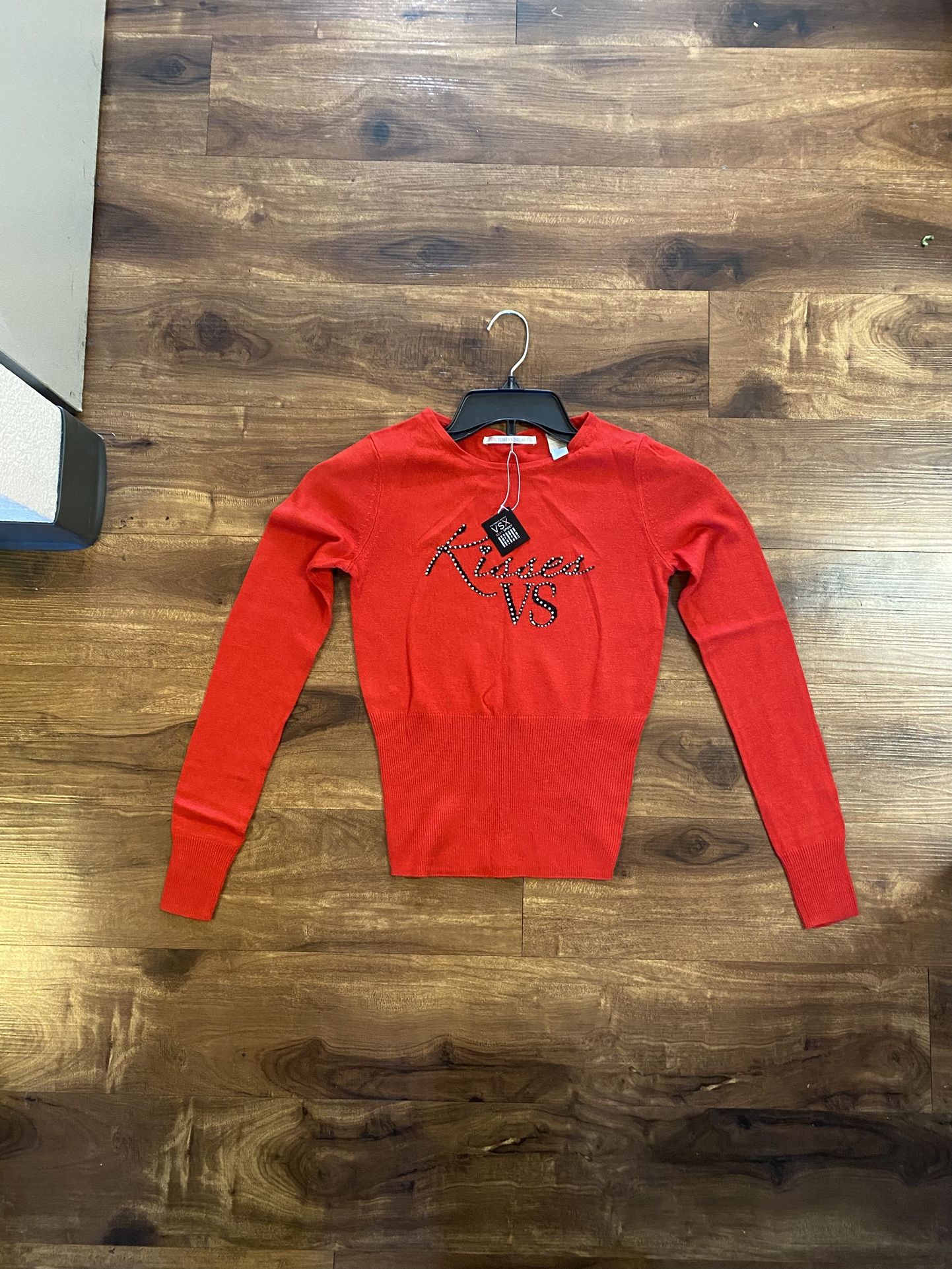 Brand New Woman’s Victoria Secret brand Red Sweater Up For Sale