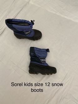 Sorel toddler size 12 snow boots