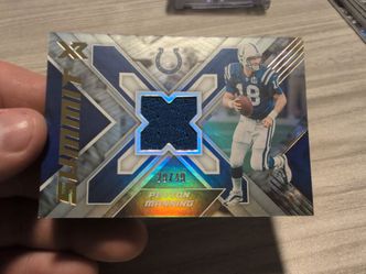 Peyton Manning numbered patch card