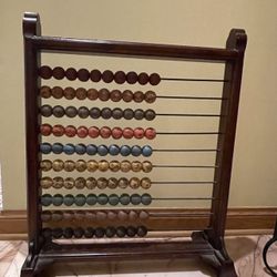 Vintage Upright Abacus 