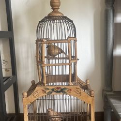  Wooden Decor Bird Cage 