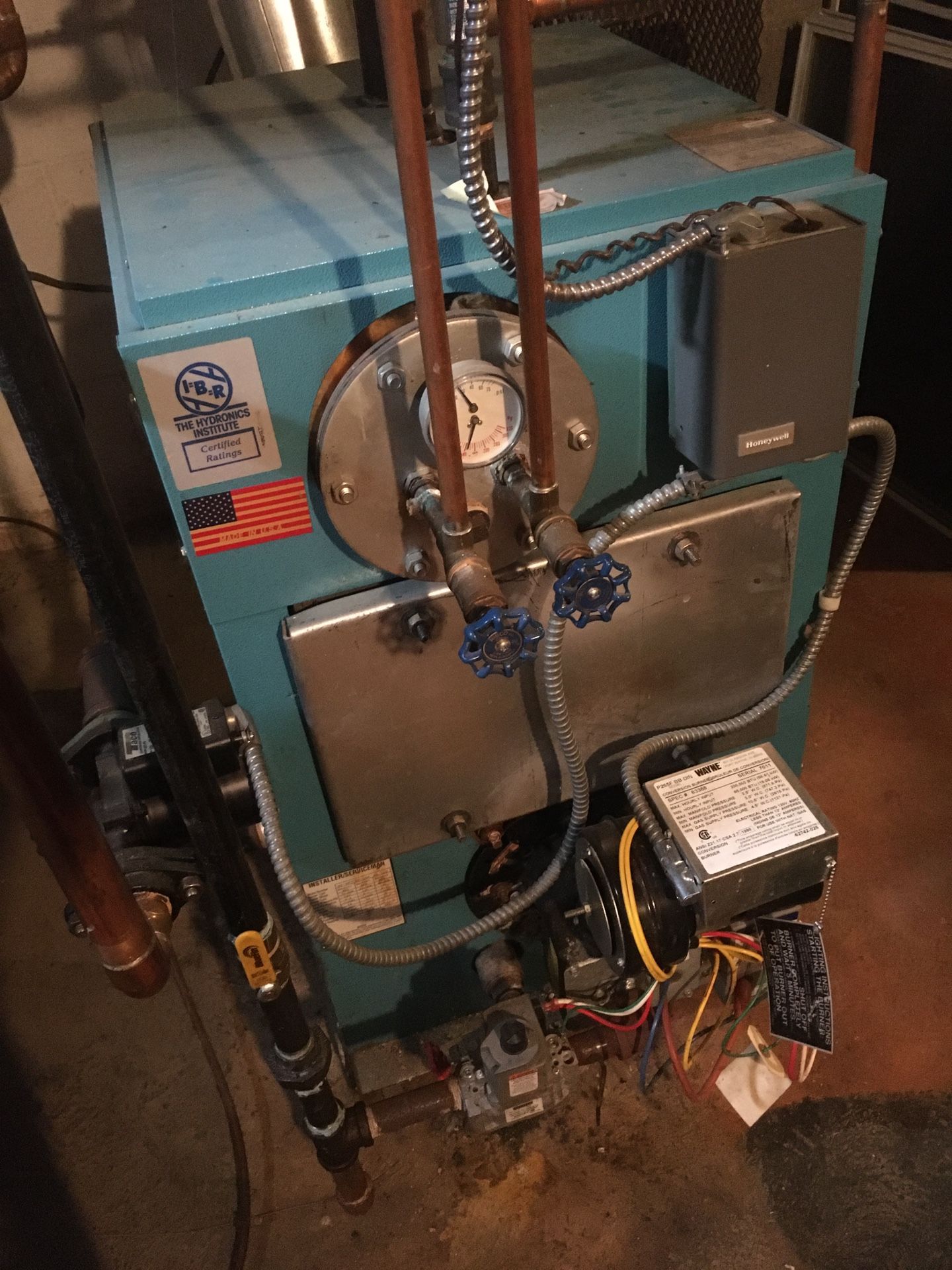 Natural gas water heater & heater furnace