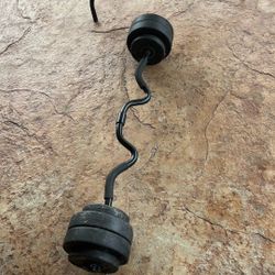 Weight Bar And Plates 100#