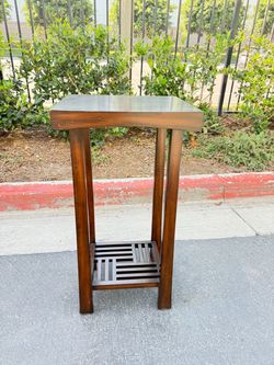 Pier 1 Imports Tall Wood Accent Table