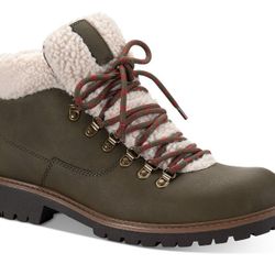 New Size 12 Mens Olive Sherpa Grotto Boots