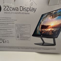 HP Pavilion 22cwa IPS LED Monitors X2 (Dual Monitor Setup)