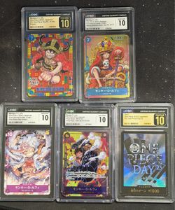 One Piece CGC 10 Slabs