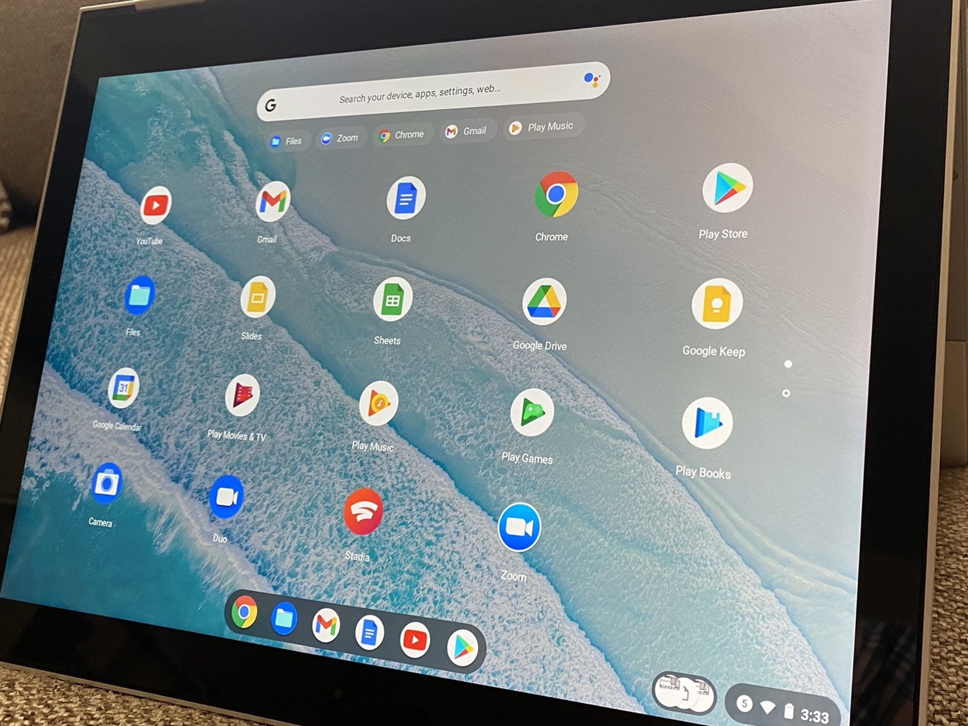 Google Pixelbook Touchpad Ipad