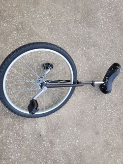 Large Unicycle Bicycle Bike with 24" tire,  Like New - $40 FIRM