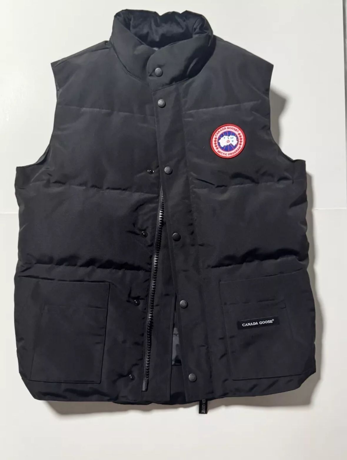 Black Canada Goose Vest (Size XS)